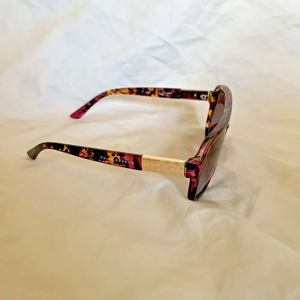 PRIVE REVAUX The Nash Designer Sunglasses Icon Collection Polarized Aviator READ